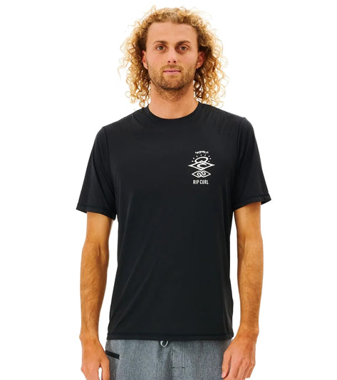 Rip Curl Men's Icons Surflite Short Sleeve Upf 50 Surf Shirt at ...