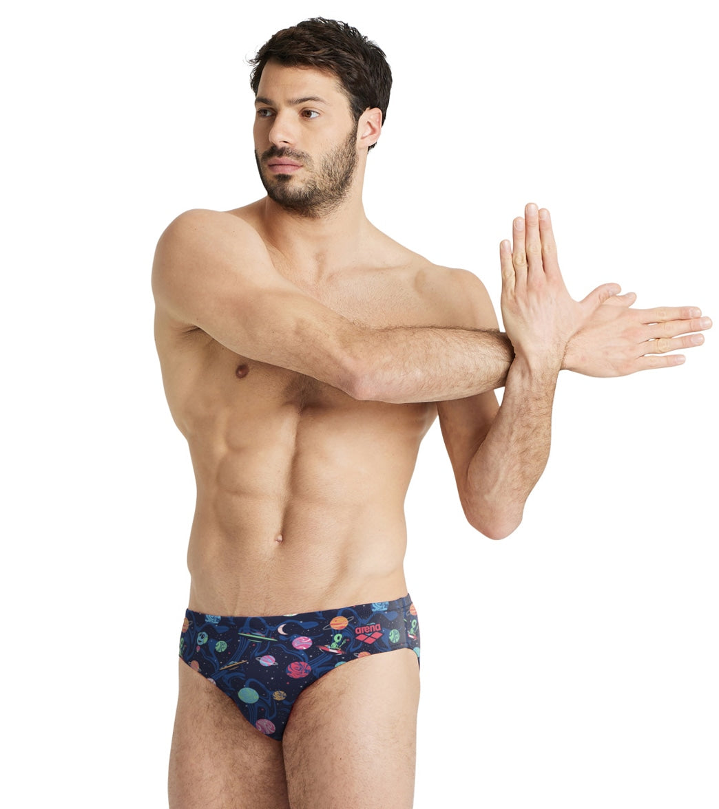 Arena Men's Drew Kibler Space Aliens Brief Swimsuit at