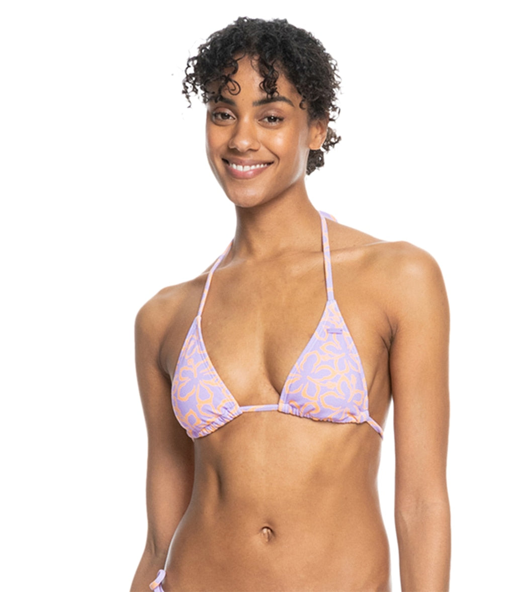 Roxy Women's Hawaiian Heat Elong Triangle Bikini Top at SwimOutlet.com